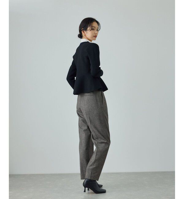 ROPE「ウールレーヨンクラシック2タックパンツ(ヘリンボーン/グレンチェック)/セットアップ対応」|その他|