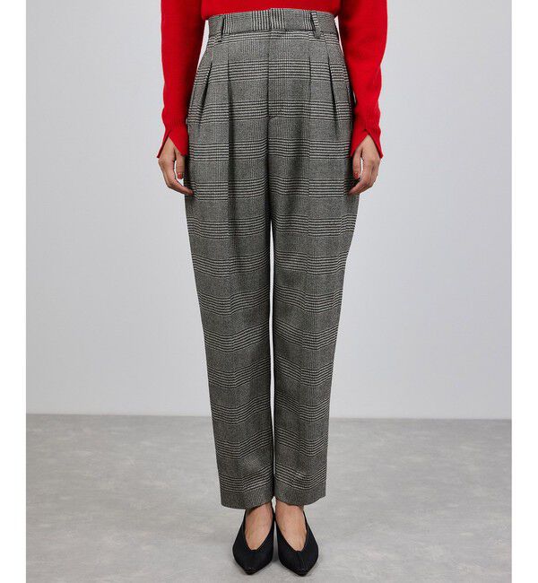 ROPE「ウールレーヨンクラシック2タックパンツ(ヘリンボーン/グレンチェック)/セットアップ対応」|その他|