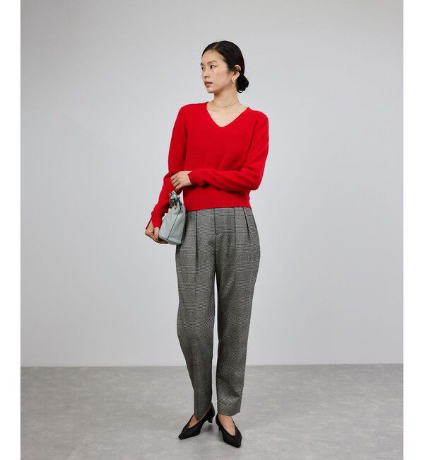 ROPE「ウールレーヨンクラシック2タックパンツ(ヘリンボーン/グレンチェック)/セットアップ対応」|その他|