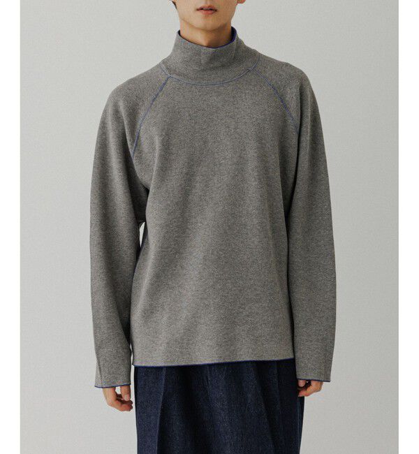 ADAM ET ROPE'「《リバーシブル》カシミヤブレンド オフタートルニット」|ニット・セーター|