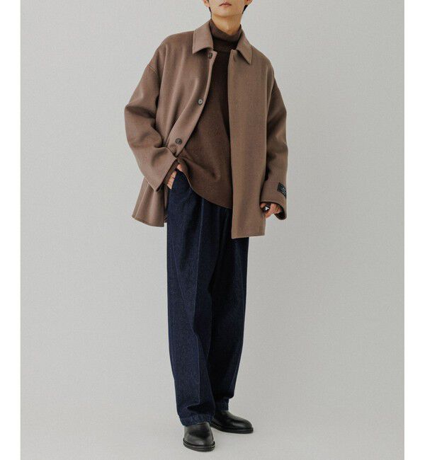 ADAM ET ROPE'「《リバーシブル》カシミヤブレンド オフタートルニット」|ニット・セーター|