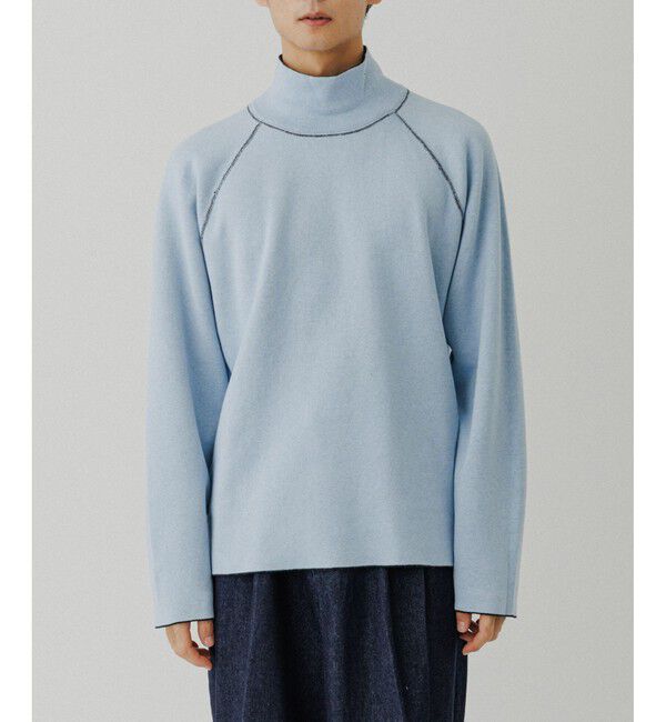 ADAM ET ROPE'「《リバーシブル》カシミヤブレンド オフタートルニット」|ニット・セーター|