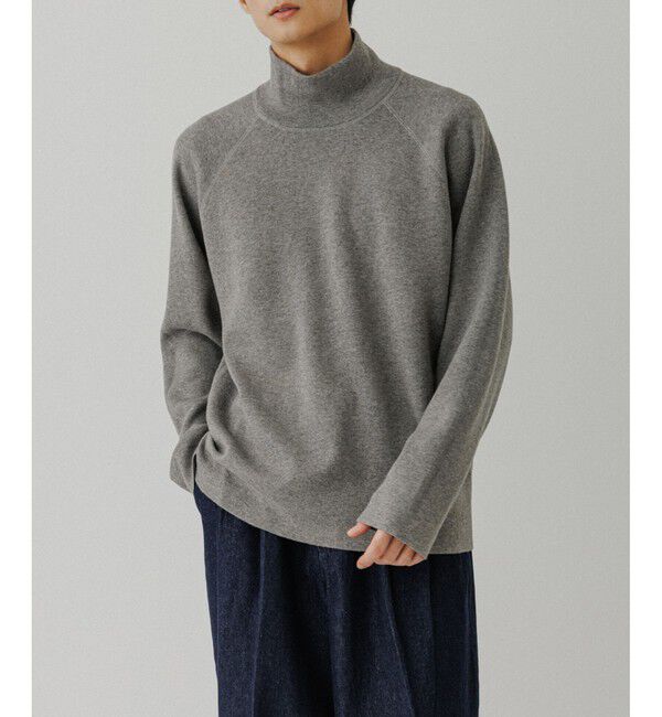 ADAM ET ROPE'「《リバーシブル》カシミヤブレンド オフタートルニット」|ニット・セーター|