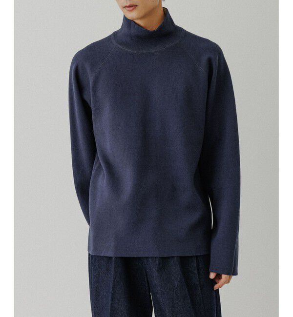 ADAM ET ROPE'「《リバーシブル》カシミヤブレンド オフタートルニット」|ニット・セーター|