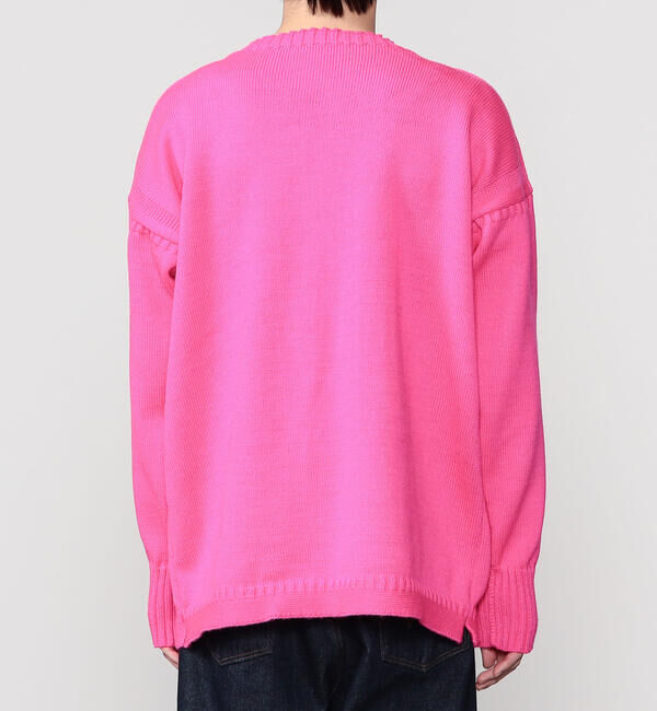  「Le Tricoteur | トラディショナル ウールガンジーセーター NEON UNISEX」|ニット・セーター|