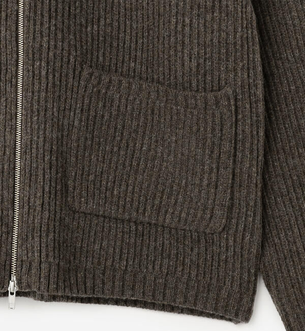  「RYE TENDER | 〈別注〉フルジップ ニットブルゾン MEN」|ニット・セーター|