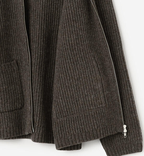  「RYE TENDER | 〈別注〉フルジップ ニットブルゾン MEN」|ニット・セーター|
