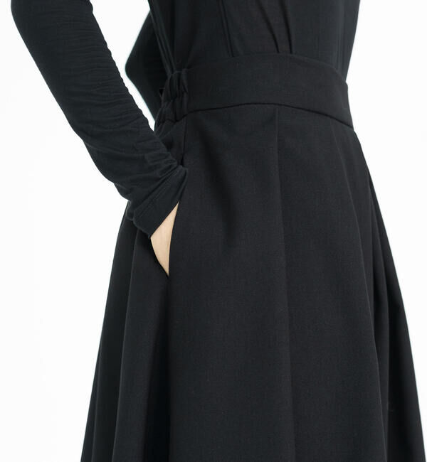  「eunoia | ウール ロングスカート WOMEN」|スカート|