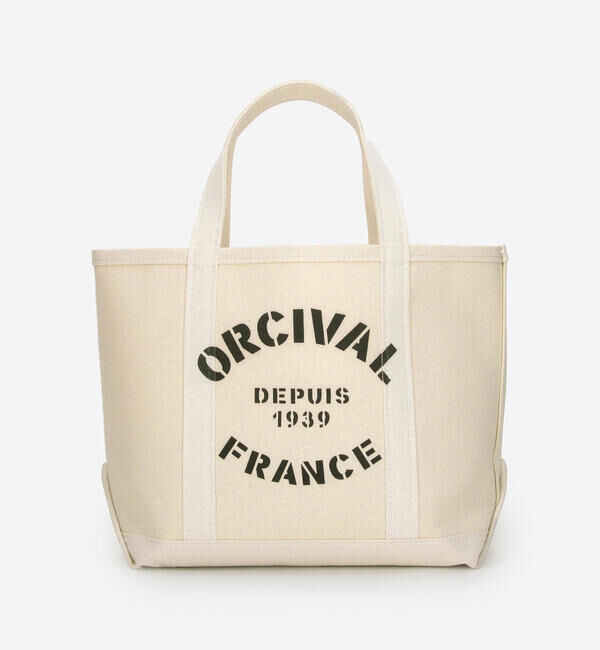 ORCIVAL「ORCIVAL | プリント キャンバストートバッグ 中 UNISEX」|トートバッグ|ECRU系1
