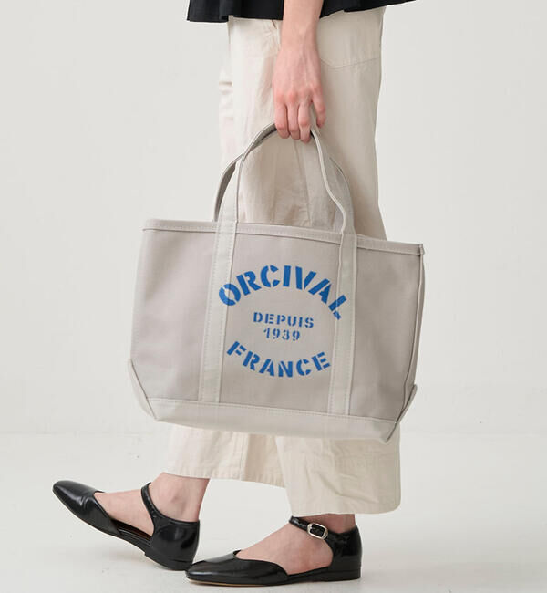 ORCIVAL「ORCIVAL | プリント キャンバストートバッグ 中 UNISEX」|トートバッグ|