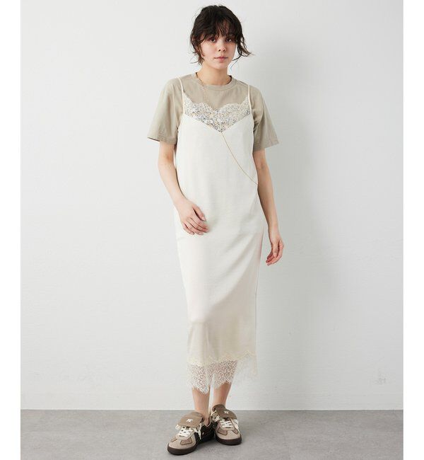  「レースロングキャミ」|シャツ・ブラウス|