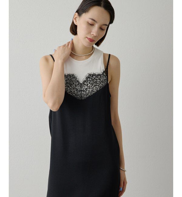  「レースロングキャミ」|シャツ・ブラウス|