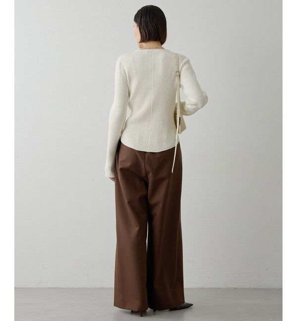  「平織りイージーパンツ」|チノ|