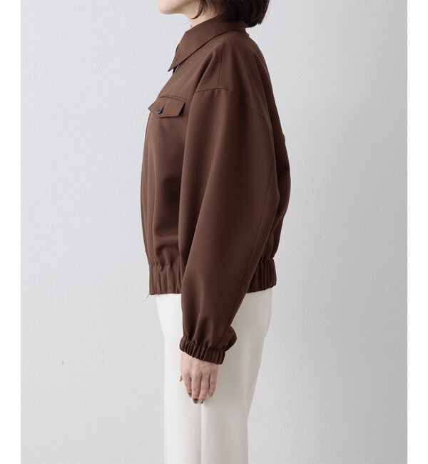  「平織りジップブルゾン」|ブルゾン・スタジャン|