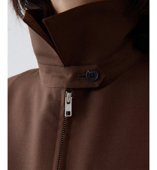  「平織りジップブルゾン」|ブルゾン・スタジャン|