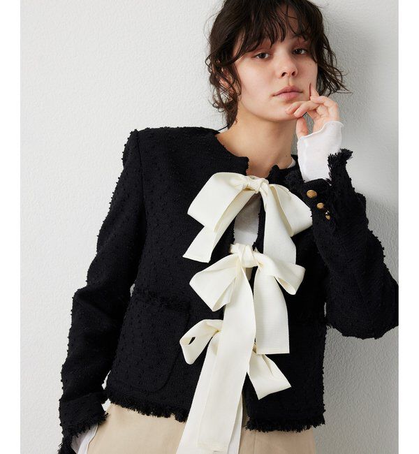  「ネップツイードリボンジャケット」|その他|