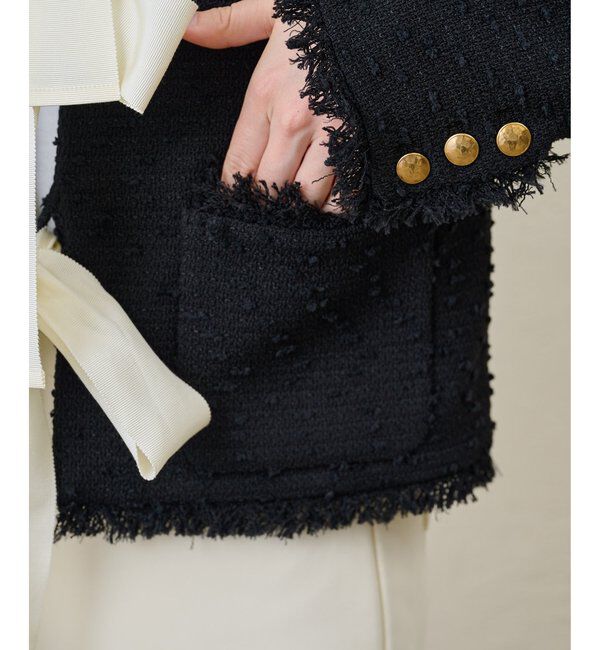  「ネップツイードリボンジャケット」|その他|