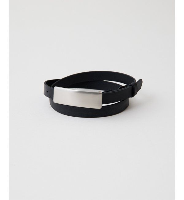 THE PAUSE「＜WEB限定＞【THE PAUSE】プレートバックルベルト」|ベルト|