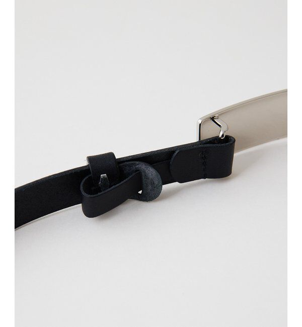 THE PAUSE「＜WEB限定＞【THE PAUSE】プレートバックルベルト」|ベルト|