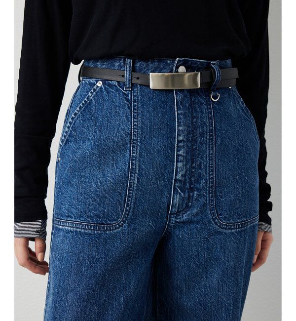 THE PAUSE「＜WEB限定＞【THE PAUSE】プレートバックルベルト」|ベルト|