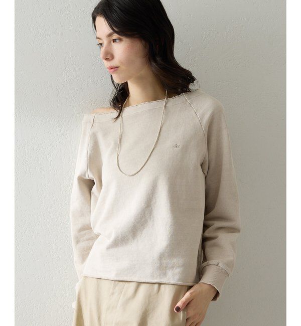  「【一部店舗＆WEB限定カラー】オフショル刺繍プルオーバー」|Tシャツ・カットソー|