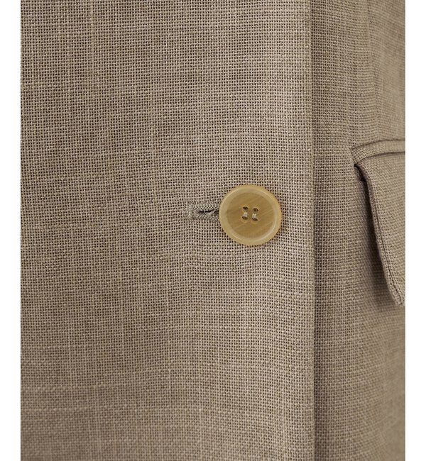  「リネンライクダブルテーラードジャケット」|テーラードジャケット|