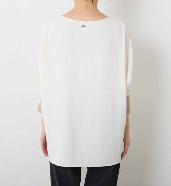  「【新色登場/高機能/シーズンレス】ジャージ袖リブブラウス」|シャツ・ブラウス|