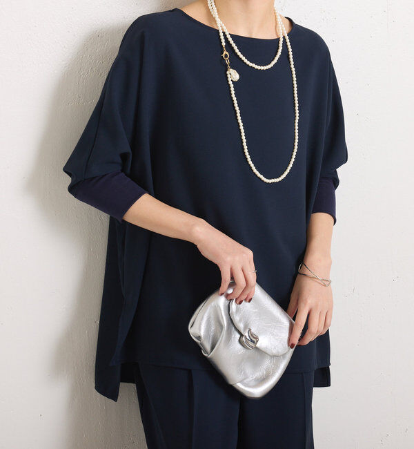  「【新色登場/高機能/シーズンレス】ジャージ袖リブブラウス」|シャツ・ブラウス|