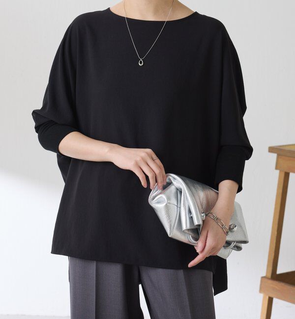  「【新色登場/高機能/シーズンレス】ジャージ袖リブブラウス」|シャツ・ブラウス|