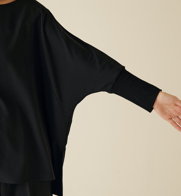  「【新色登場/高機能/シーズンレス】ジャージ袖リブブラウス」|シャツ・ブラウス|