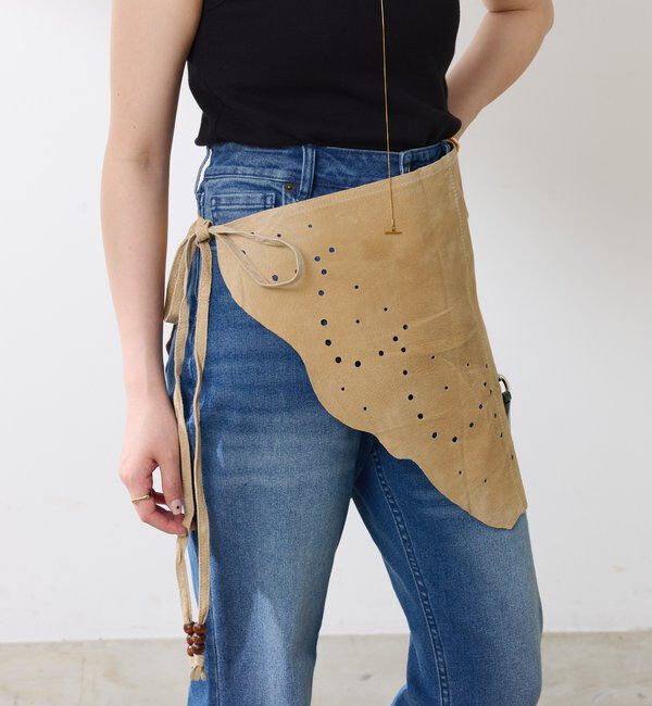  「Q.anos パンチングレザーラップスカート」|その他|