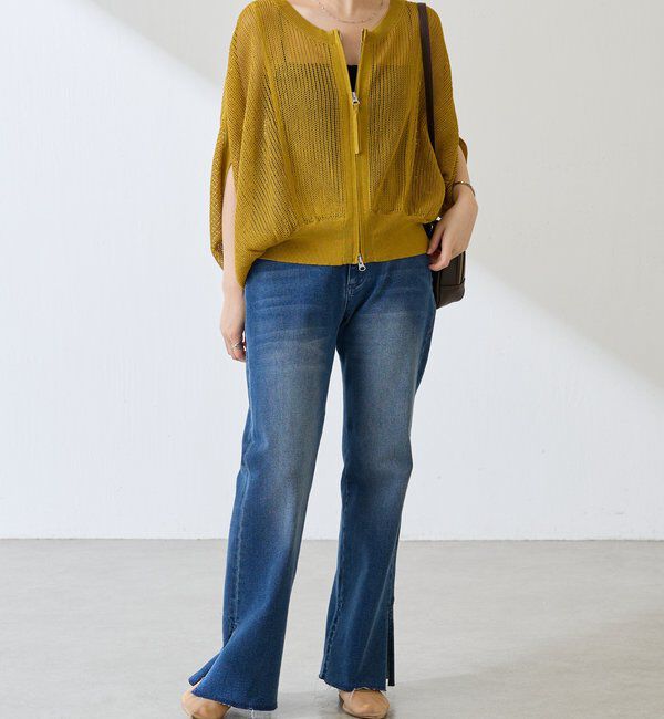  「2WAYドルマンニットカーディガン」|ニット・セーター|