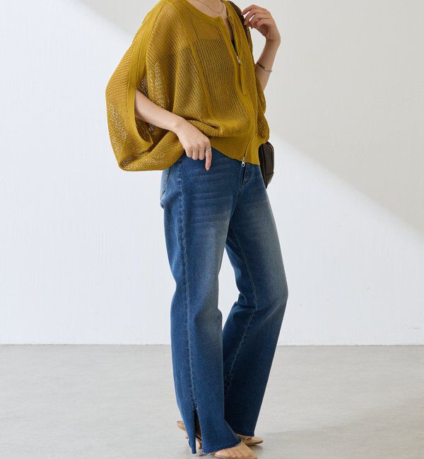  「2WAYドルマンニットカーディガン」|ニット・セーター|