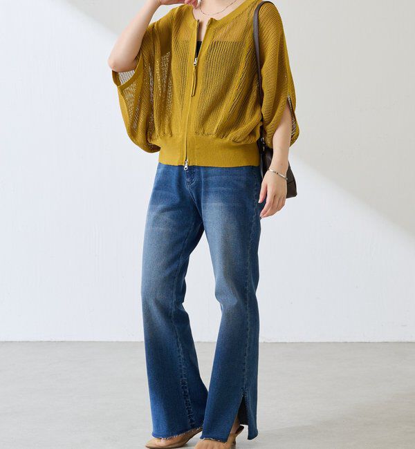  「2WAYドルマンニットカーディガン」|ニット・セーター|