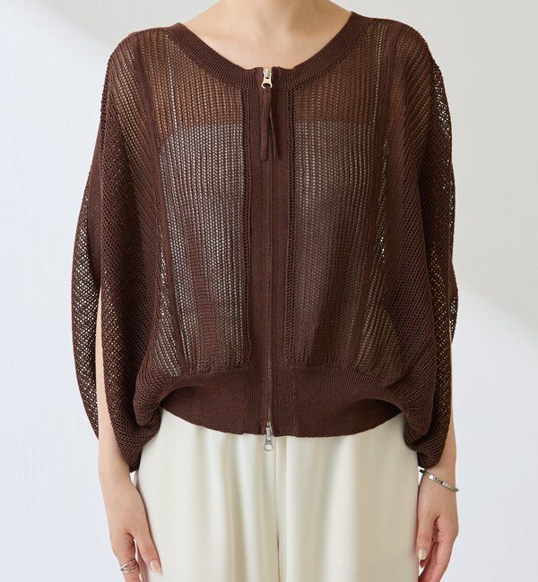  「2WAYドルマンニットカーディガン」|ニット・セーター|