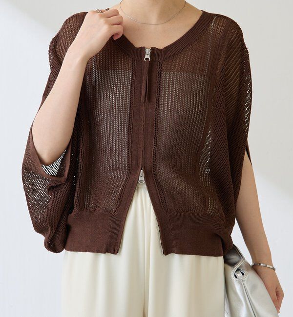  「2WAYドルマンニットカーディガン」|ニット・セーター|