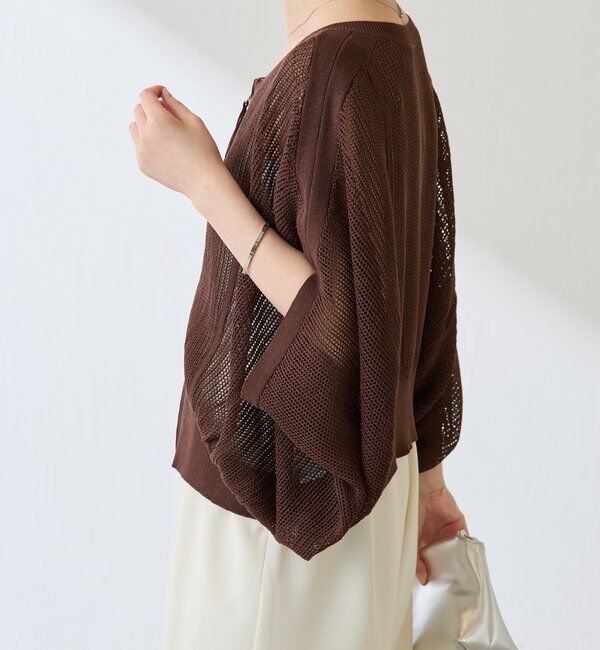  「2WAYドルマンニットカーディガン」|ニット・セーター|