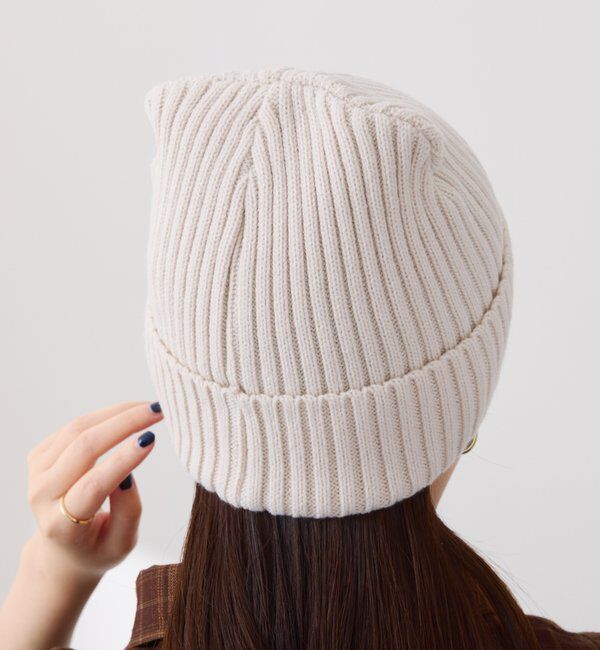  「【PAPILLONNER/パピヨネ】リブニット帽」|ハット|