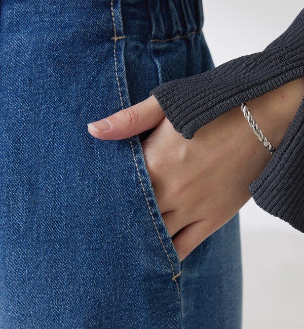  「Iラインデニムスカート」|スカート|