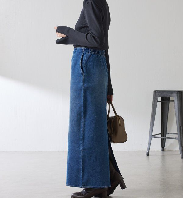  「Iラインデニムスカート」|スカート|