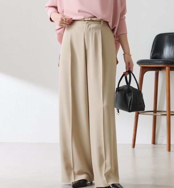  「ジャージワイドパンツ」|チノ|