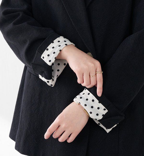  「コットンリネンオーバーダブルジャケット」|ベスト・ジレ|