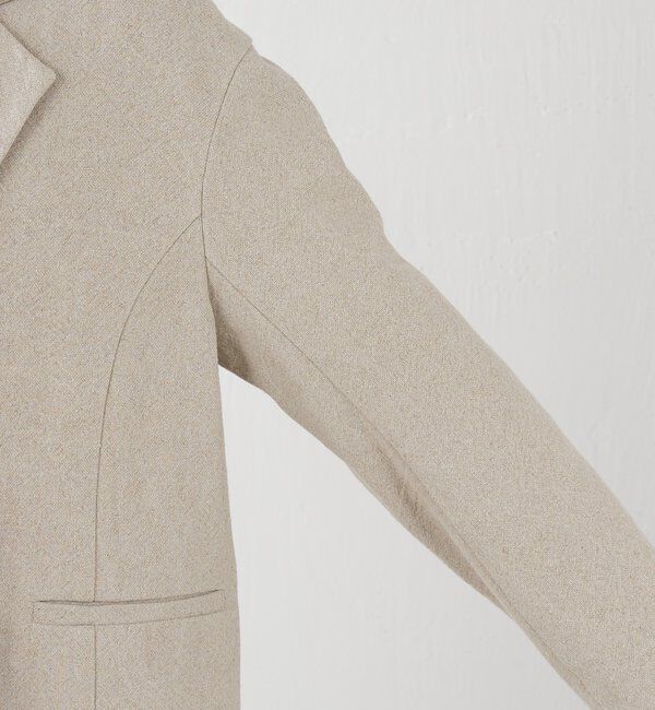  「コットンリネンオーバーダブルジャケット」|ベスト・ジレ|