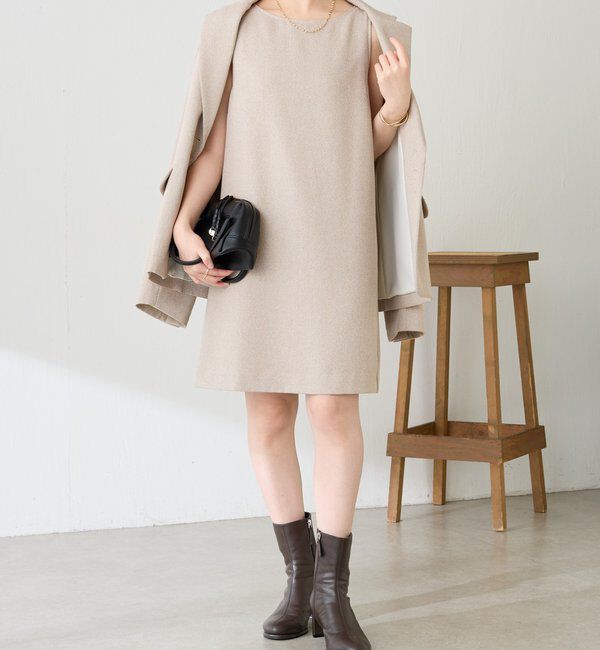  「ツイードミニワンピース」|ワンピース|