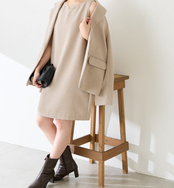  「ツイードミニワンピース」|ワンピース|