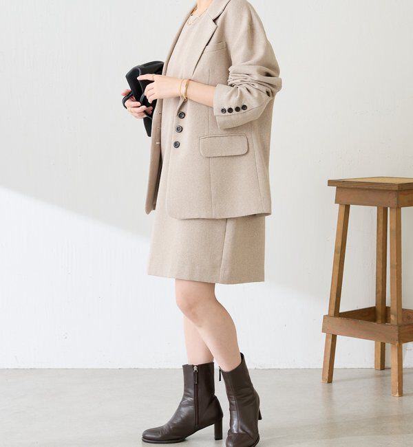  「ツイードミニワンピース」|ワンピース|