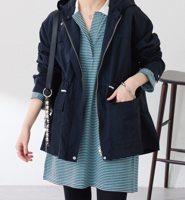  「【大人のラガーシャツ】ポロボーダーチュニック」|Tシャツ・カットソー|