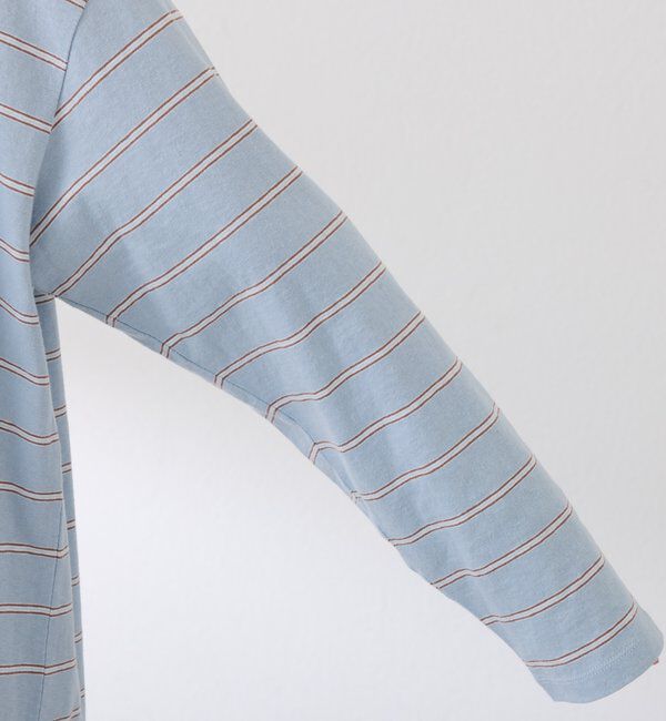  「【大人のラガーシャツ】ポロボーダーチュニック」|Tシャツ・カットソー|