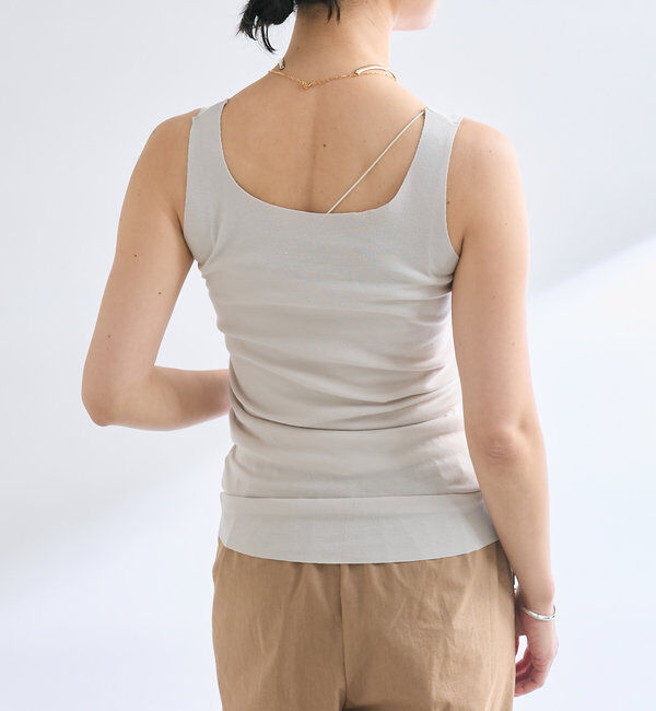  「【新色追加/RIVE DROITE 名品インナー】シームレスタンク」|キャミソール|