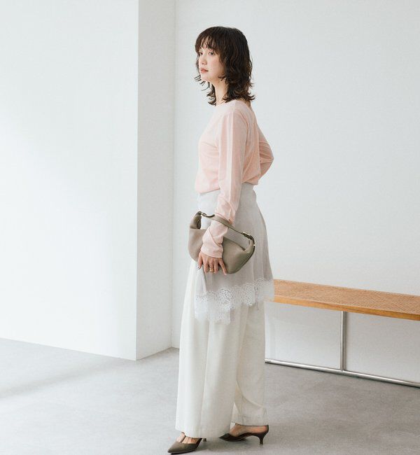  「予約【着回し力抜群】2wayセミシアーロンTee」|Tシャツ・カットソー|